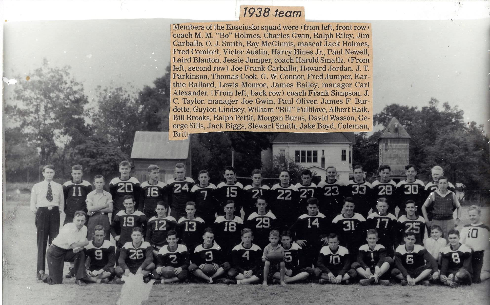 #WhippetsTurn100 – 1938 Kosciusko Whippets football memorabilia