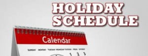 City of Kosciusko sets holiday schedule