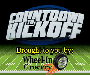 Wheel-In Grocery Countdown to Kickoff returns (audio)