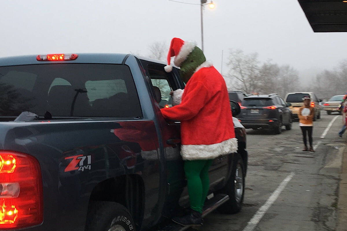 The Grinch spotted at Kosciusko Lower Elementary (photo gallery)