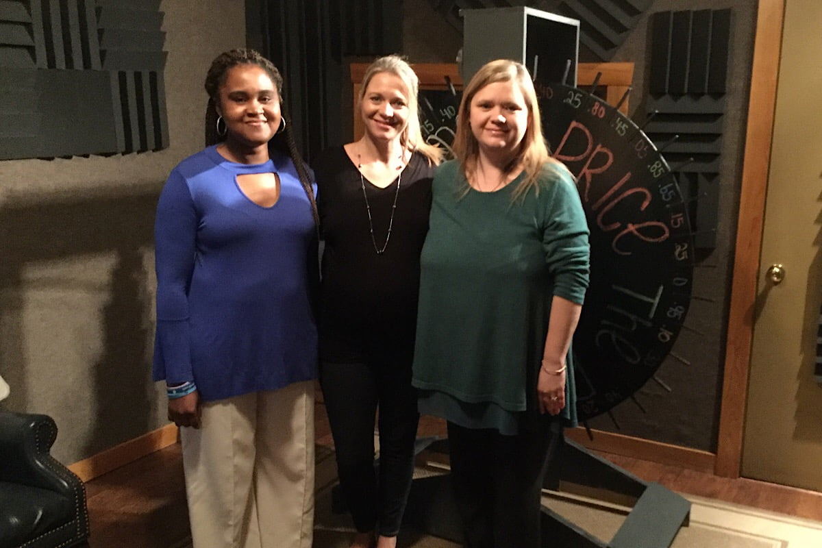 Breezy 101 Price the Prize winners spin the prize wheel (audio,video)