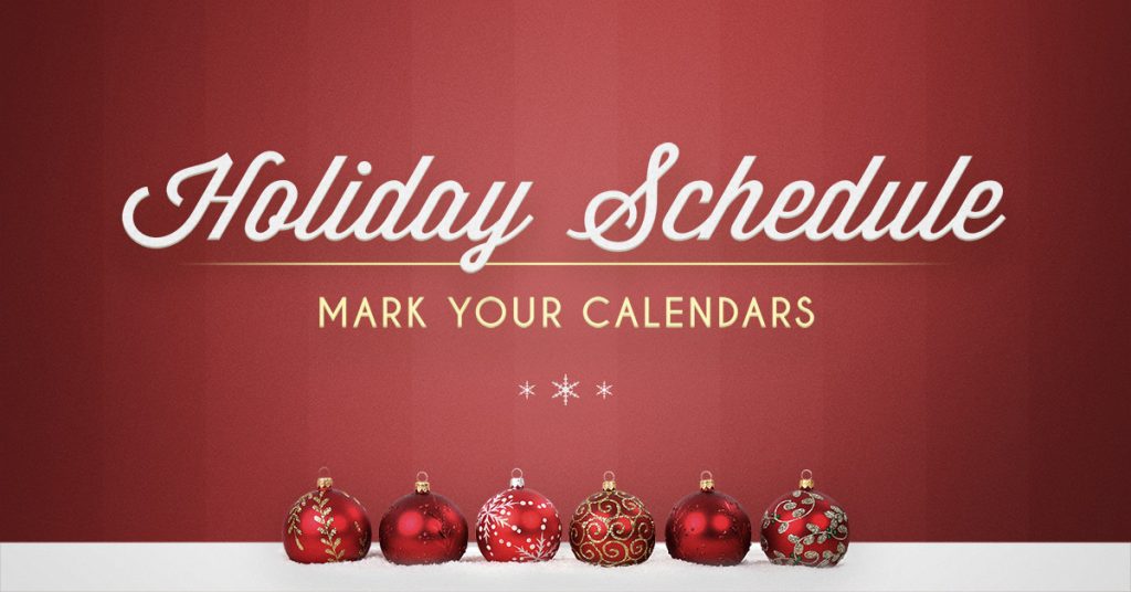 City of Kosciusko and Attala County holiday schedule