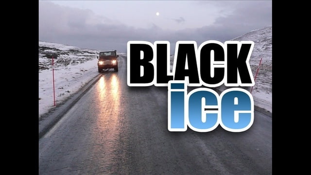 Black ice reported on several roads in Attala County