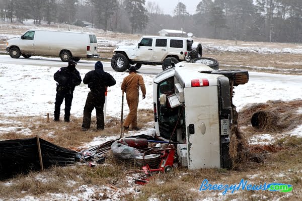 Multiple Accidents Caused by Ice and Snow