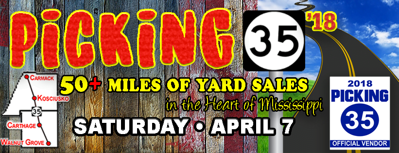 60 mile yard sale PICKING 35 – Interested in participating?