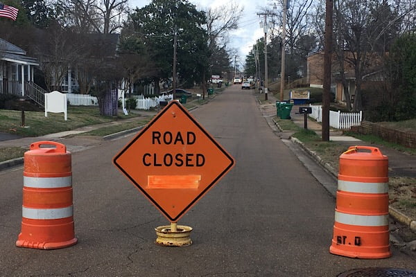 Update: Downtown Kosciusko street reopened
