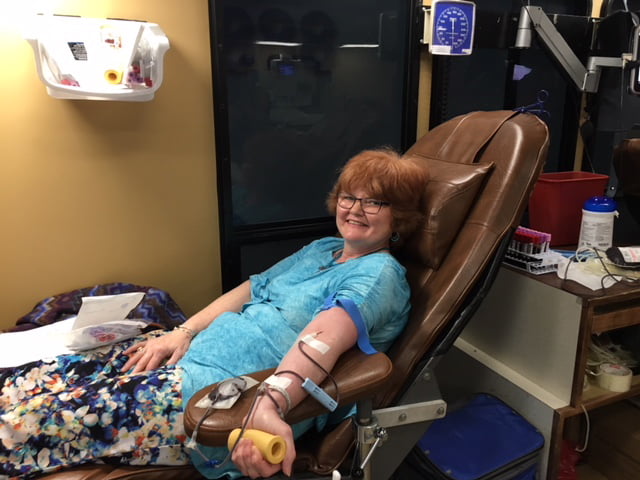 Library hosts blood drive for Journey Cummins