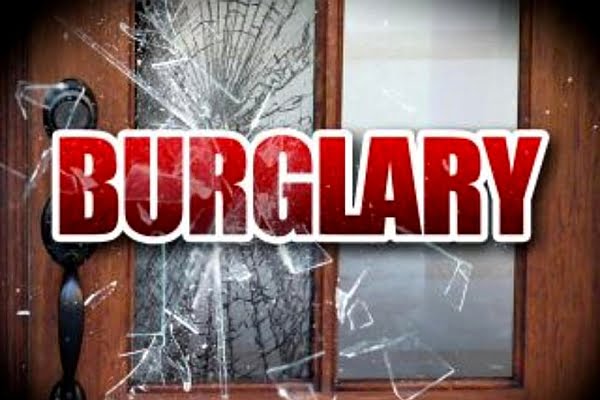 Burglary Suspect Calls for Help