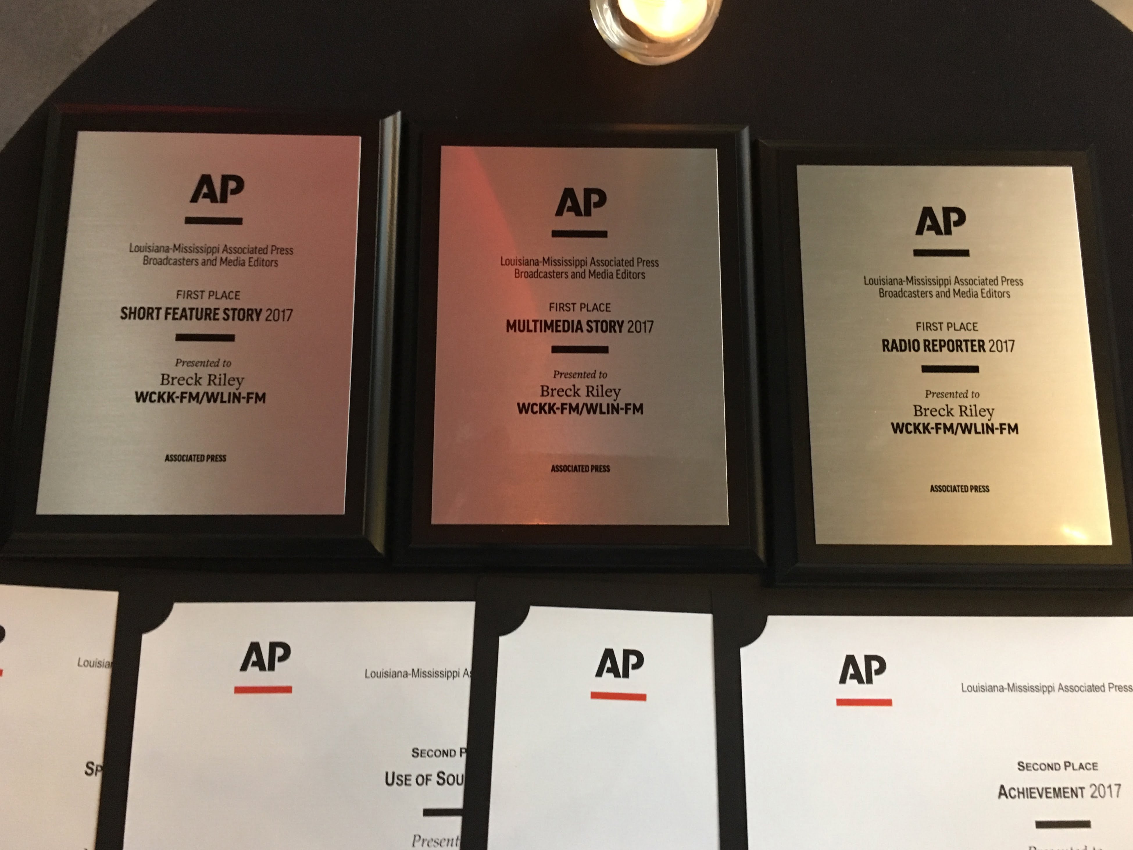 Boswell Media brings home 3 first place honors at annual Associated Press awards banquet