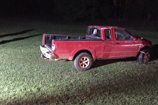 One vehicle wreck on Hwy 43 South