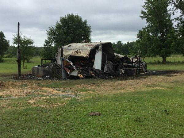 House trailer destroyed in fire
