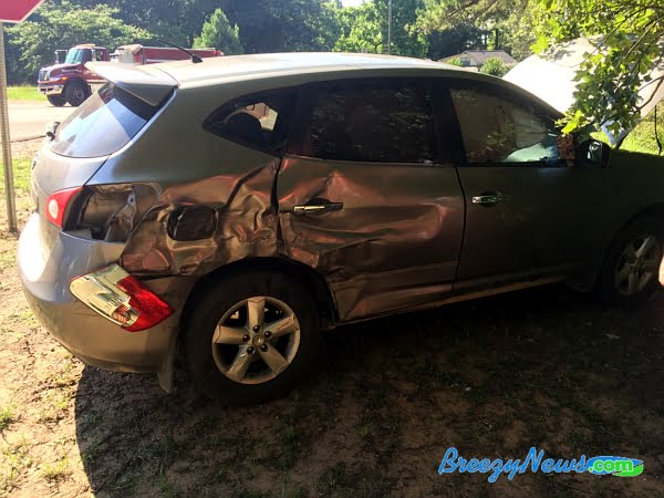 Two Vehicle MVA on 35