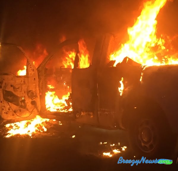 Vehicle Fire a Total Loss