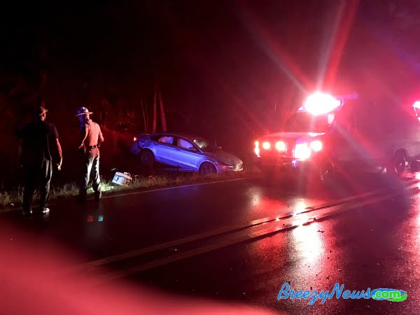 MVA on 35 Sends Four to Hospital