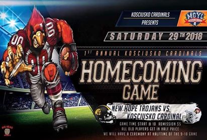 Kosciusko Cardinals to celebrate Homecoming this weekend