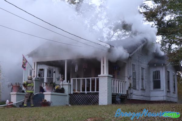 House Fire on Goodman (Video)