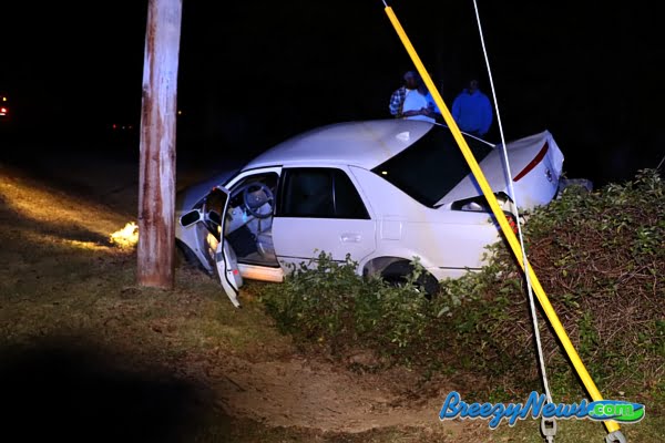 One Injured in Afternoon Crash