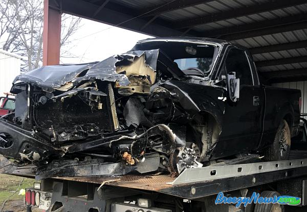 One Airlifted After Crash