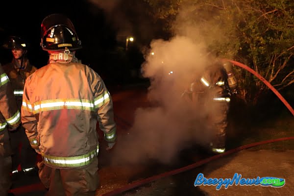 Fire on Maple