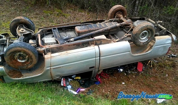 MVA Rollover on Attala Road 2120