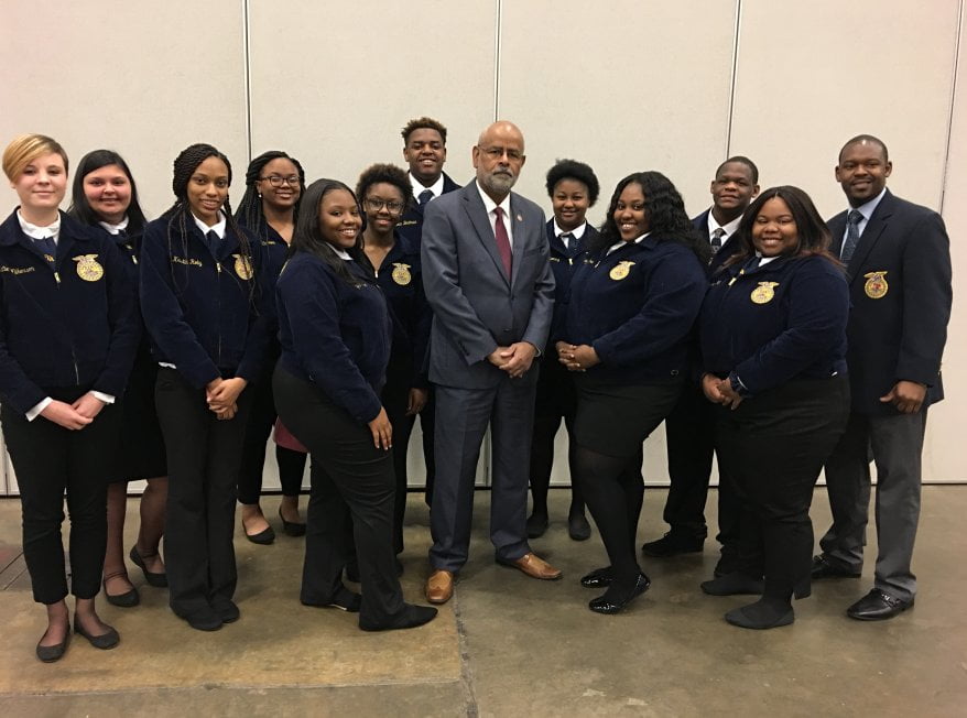 FFA students attend breakfast with legislators