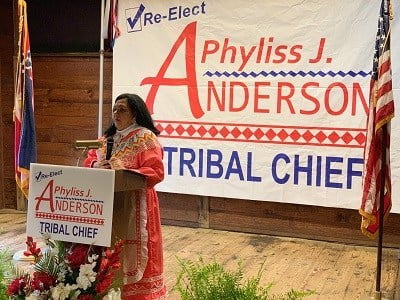 MBCI Chief Phyliss J. Anderson announces re-election bid
