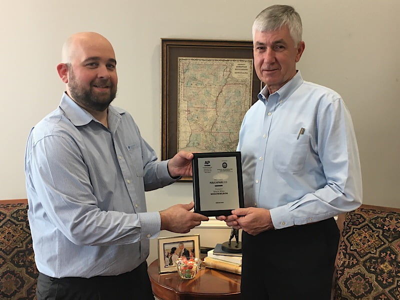 Minute with the Mayor wins AP award for Best Public Affairs reporting