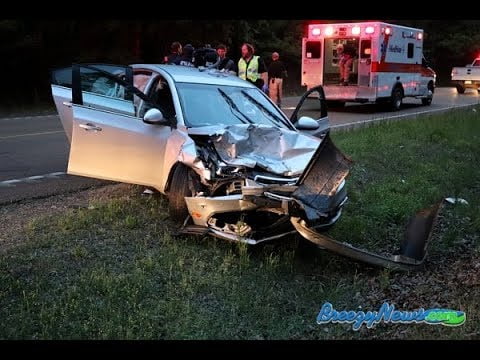 Air Ambulance Called After Highway 35 Crash (Video)