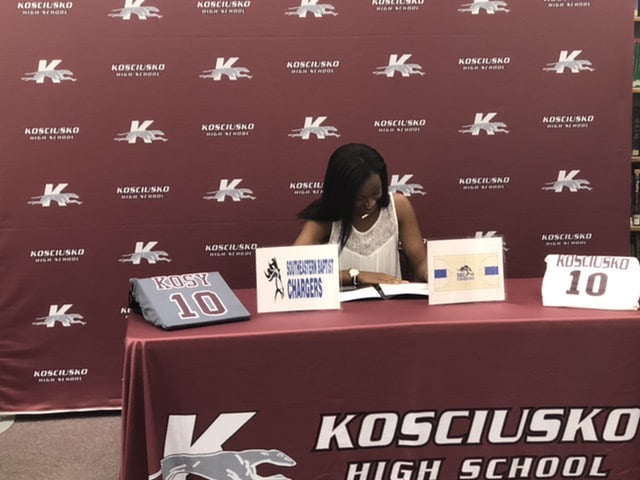 Another Whippet athlete signs to play college ball