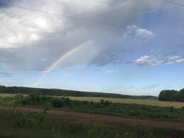 Photo: Rainbow over southern Attala County