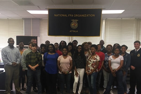 State FFA officer visits Attala students