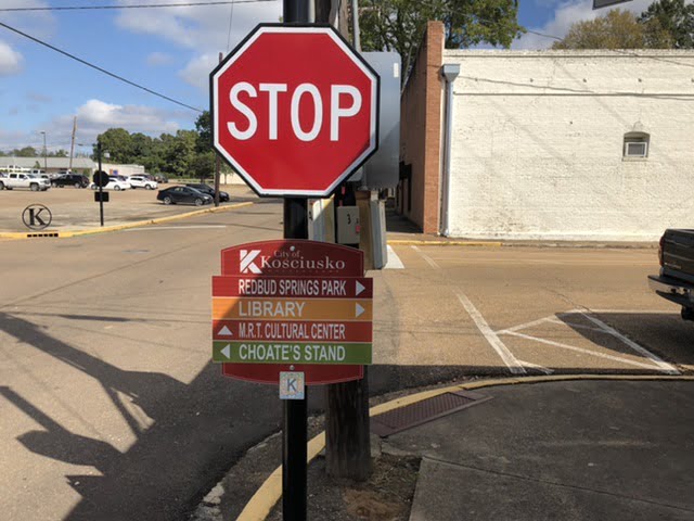 Wayfinding signs go up in downtown Kosciusko (audio)