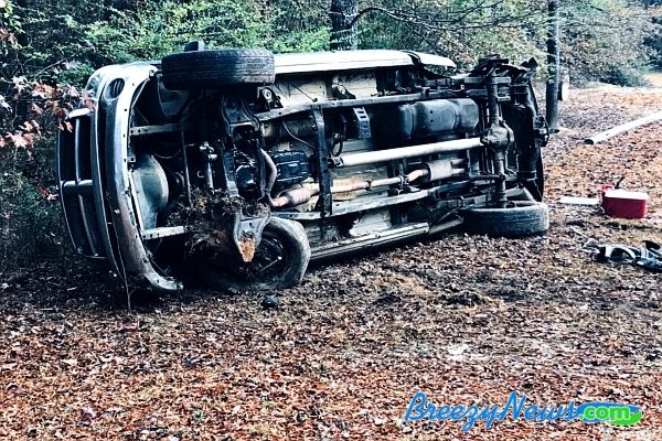 Rollover on 35 in Carmack