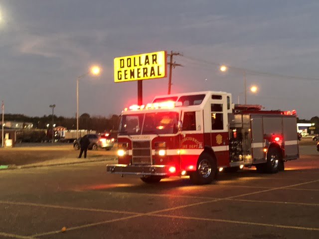 Gas Leak at Dollar General
