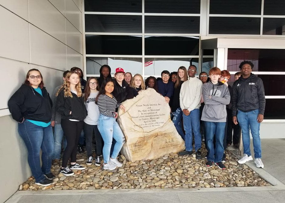Picture: CTC students tour Nissan in Canton