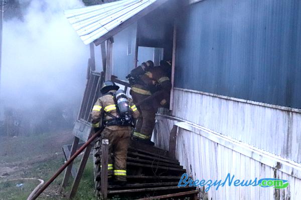 Home Catches Fire for a Second Time Today (Video)