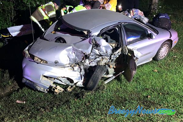 Two Vehicle MVA in McAdams with Injuries