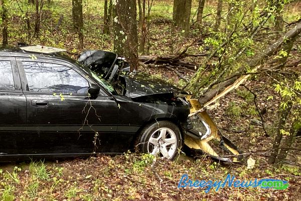 One Transported to Hospital After Highway 35 Crash