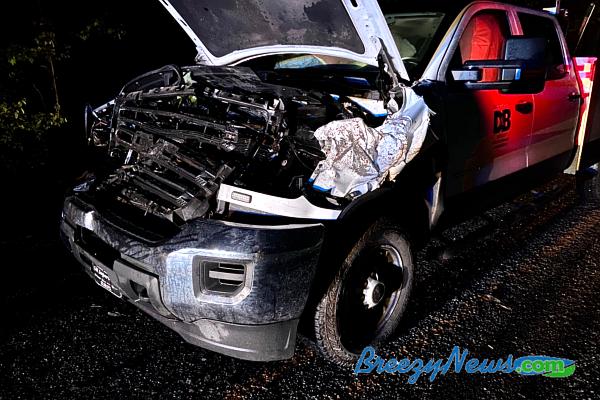 Crash on 1106 – No Injuries Were Reported