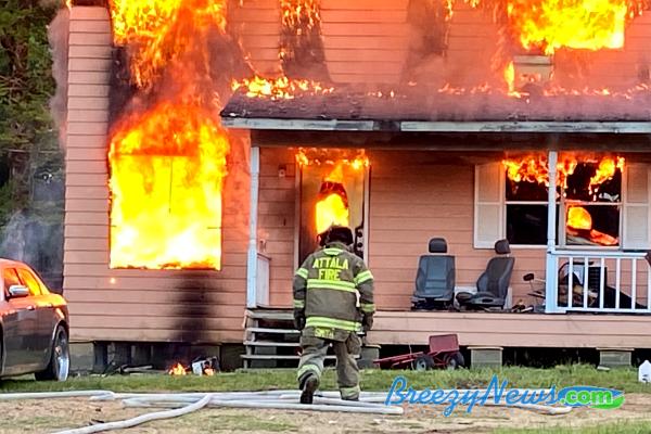 House Destroyed by Fire on 4213 (Video)