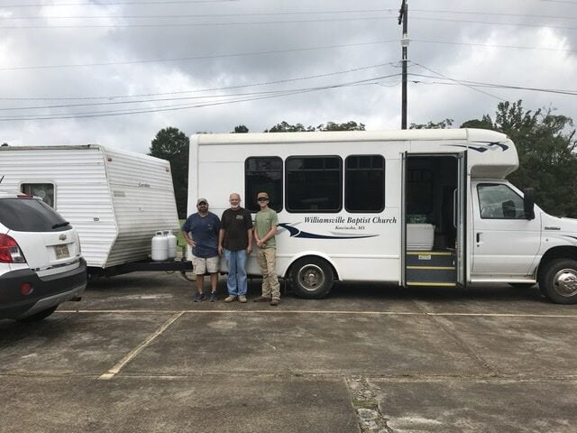Photo: Local church helps with hurricane relief in Louisiana