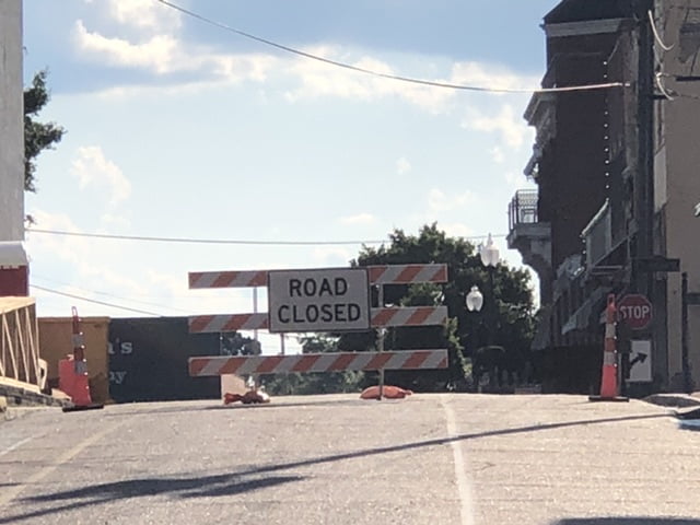 Photo: Kosciusko square closed