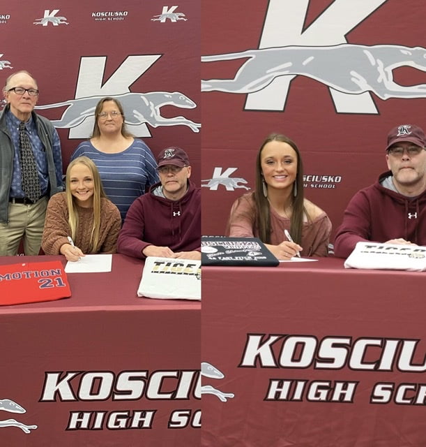 Two Lady Whippets sign to play college softball