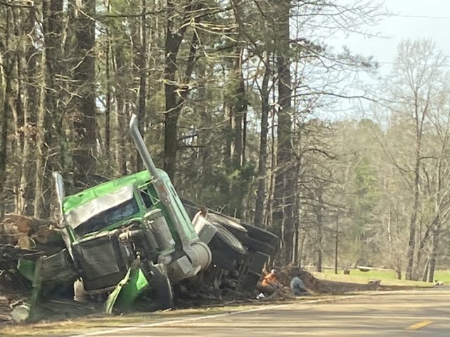 Attala County fire chief involved in wreck with log truck
