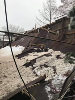 Local Mill Destroyed by Winter Storm
