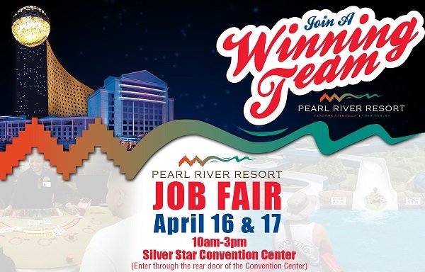 150+Employment Openings Available At Pearl River Resort Job Fair Starting Today