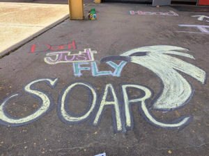 Local JA Brightens Long Creek Sidewalks