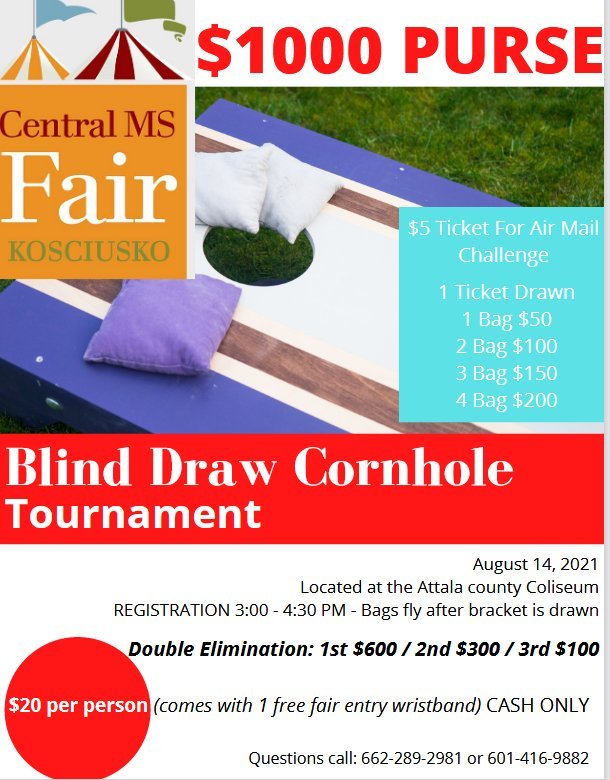 Central MS Fair: Cornhole Tournament