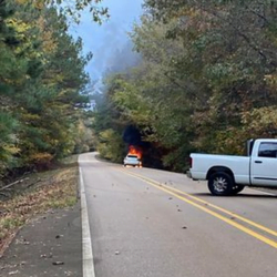 Car Vehicle Fire Hwy 14 Hwy 19