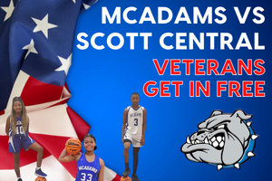Veterans Enter Free: McAdams Basketball Games on Nov 11th
